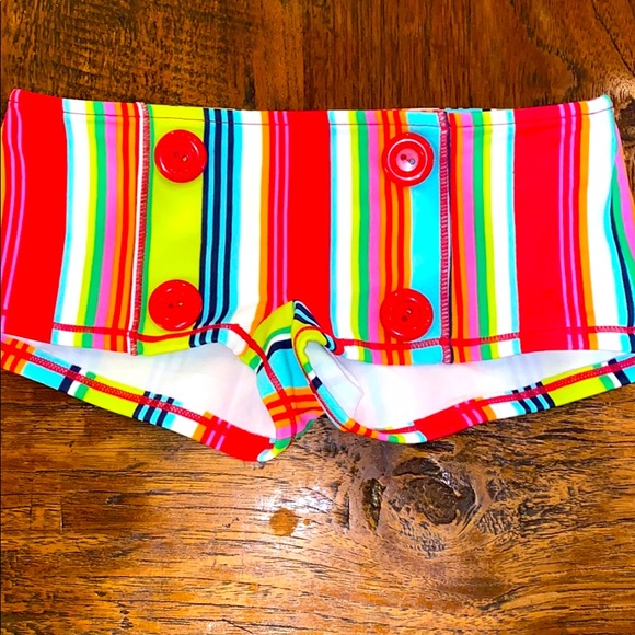 👙Submarine Boy Cut Multi Stripe & Halter bikini - Picture 2 of 8